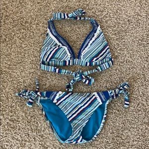 Striped bikini